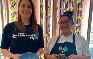 ashleigh-taylor-head-of-environment-and-aisha-joel-with-her-sfwd-spiced-carrot-and-coffee-grounds-cake-web-version.jpg
